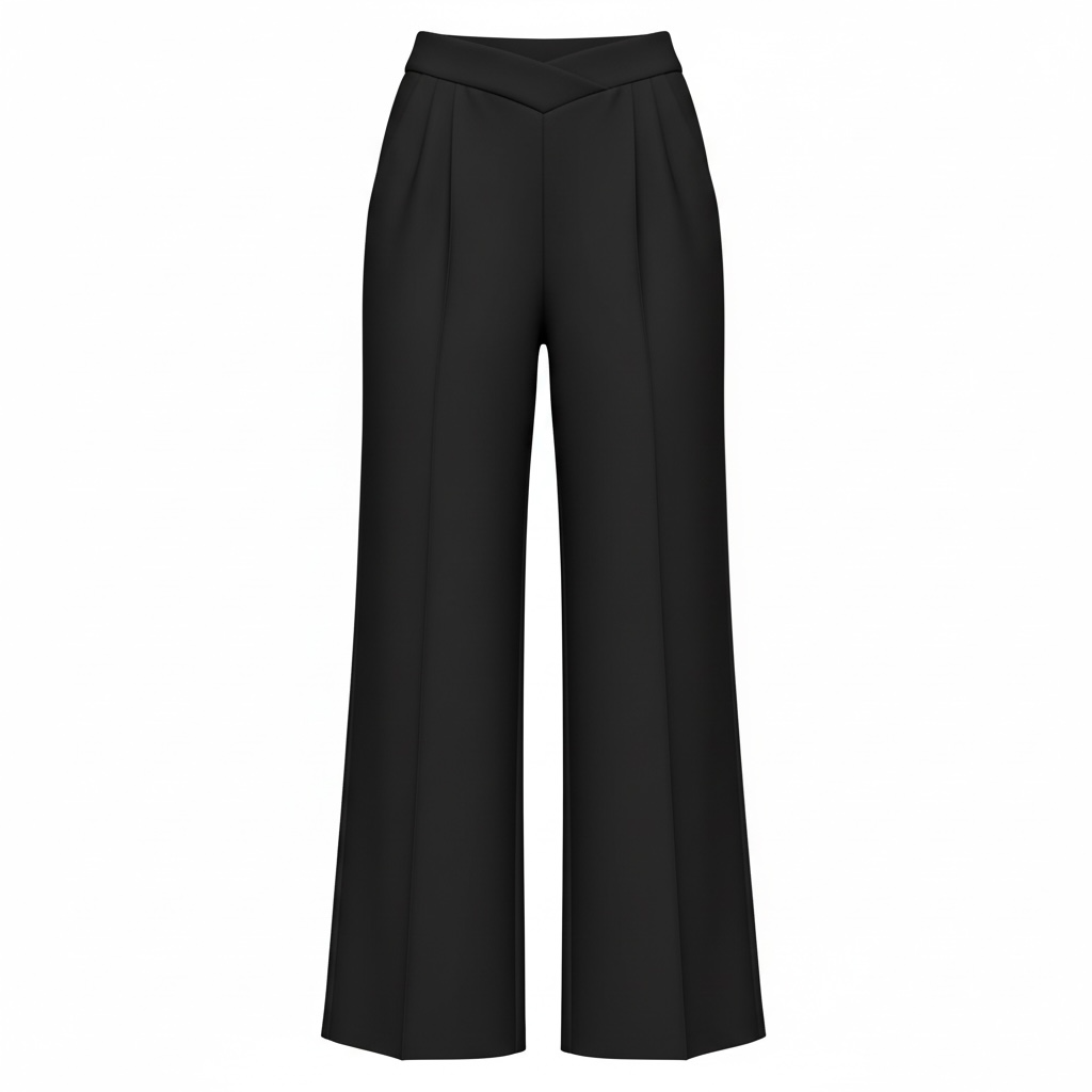 Women’s High Waist Wide Leg Pants – Casual Loose Trousers - Modestly Vogue 