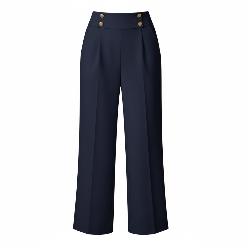 Full Size High-Waisted Wide-Leg Pants Plus Size - Modestly Vogue 