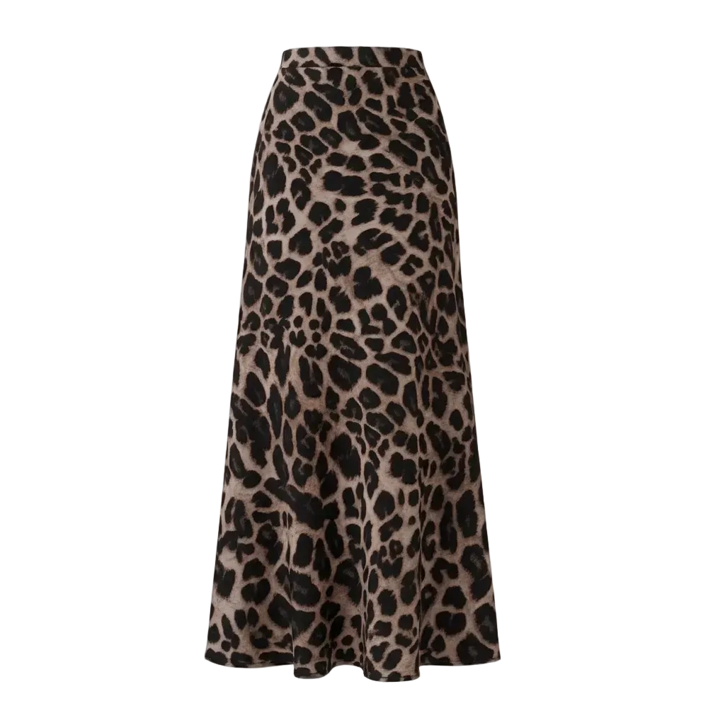Women’s Satin Maxi Skirt – Elegant Summer Silk Style - Modestly Vogue 