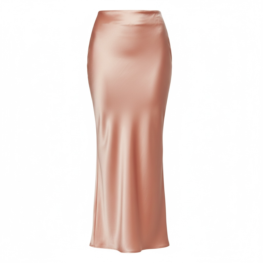 Satin Skirt for Women – Casual Spring Summer Style - Modestly Vogue 
