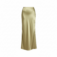 Satin Skirt for Women – Casual Spring Summer Style - Modestly Vogue 
