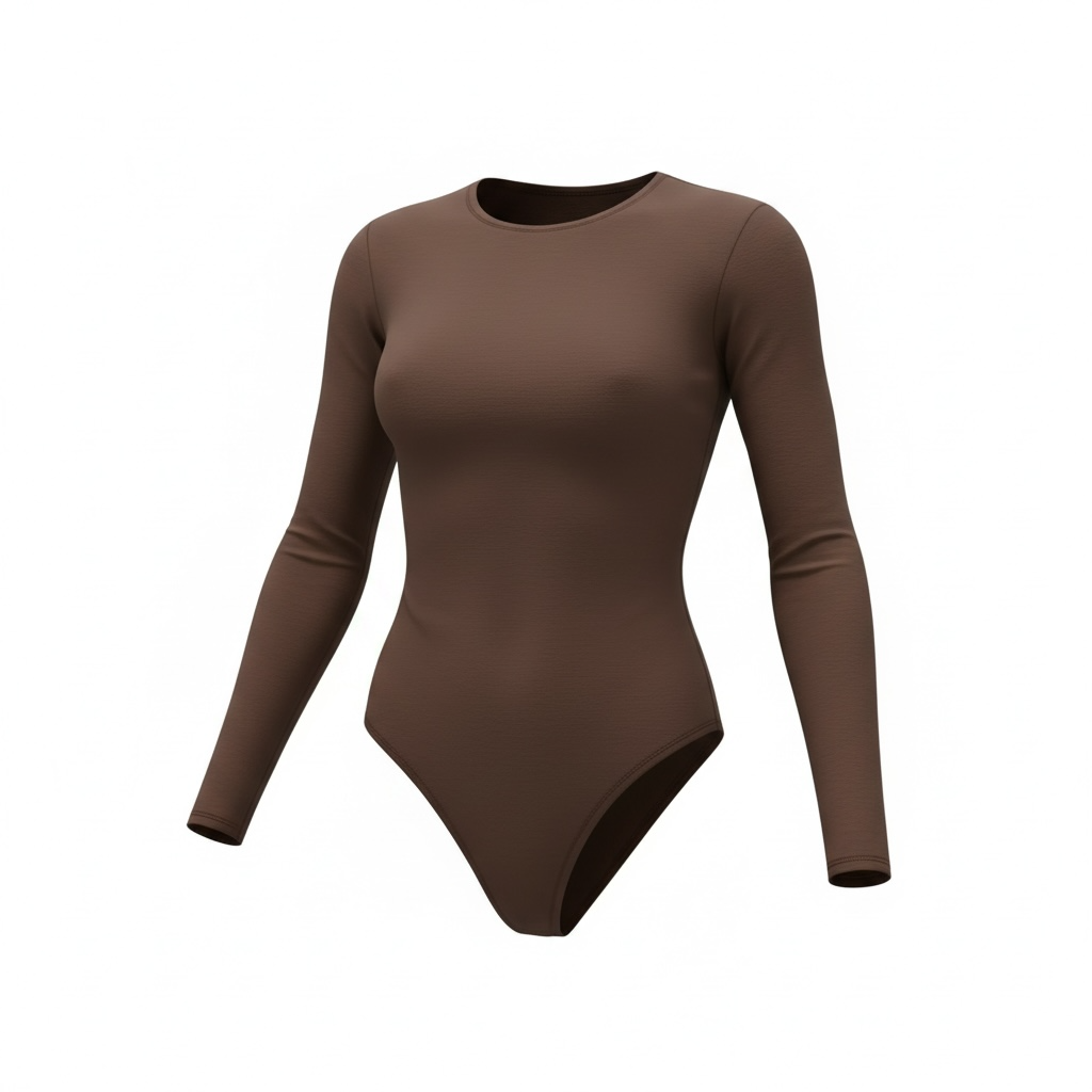 Women’s Long Sleeve Base Layer Bodysuit - Modestly Vogue 
