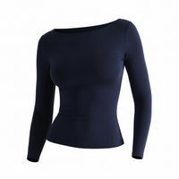 Layering Long Sleeve Top T-Shirt FItted - Modestly Vogue 