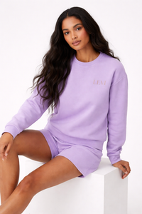 LEM Violet Veil Sweatshirt - Modestly Vogue 