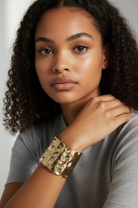 Metal Cuff Bracelet for Women – Stylish & Elegant Design - Modestly Vogue 