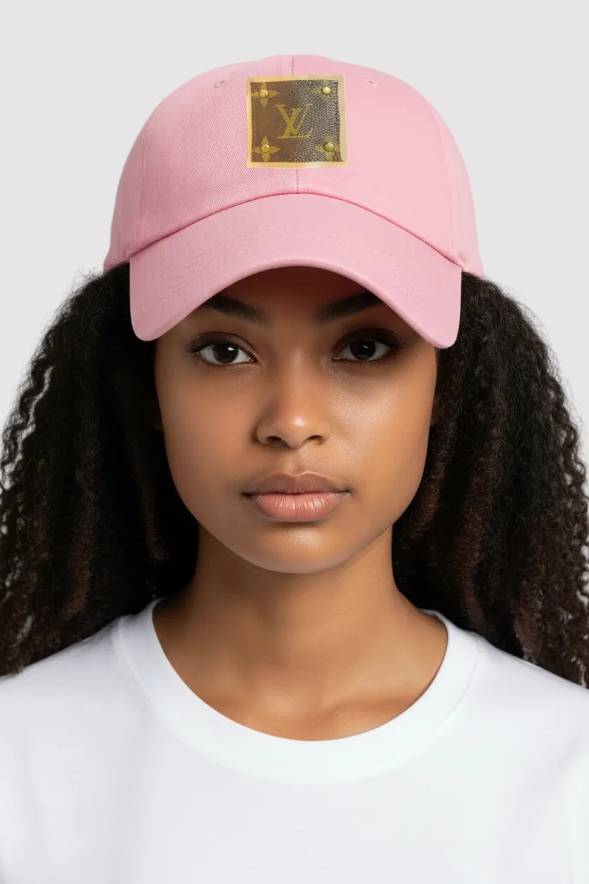 Upcycled LV Classic Cotton Cap – Sustainable Luxe Style - Modestly Vogue 