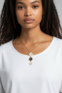 Upcycled LV Clover Necklace – Sustainable Chic Luxury Jewelry - Modestly Vogue 