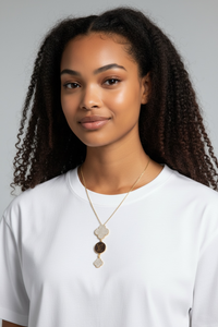 Upcycled LV Clover Necklace – Sustainable Chic Luxury Jewelry - Modestly Vogue 