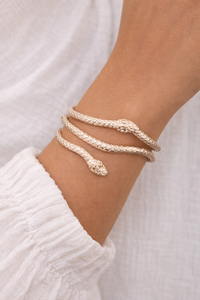 Luxury Snake Wrap Cuff Bracelet - Modestly Vogue 