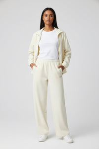 LEM Cream Wide Leg Pants - Modestly Vogue 