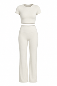 LEM Ivory Studio Sculpt Running & Yoga Set