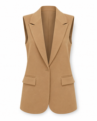 Sleeveless Suit Vest