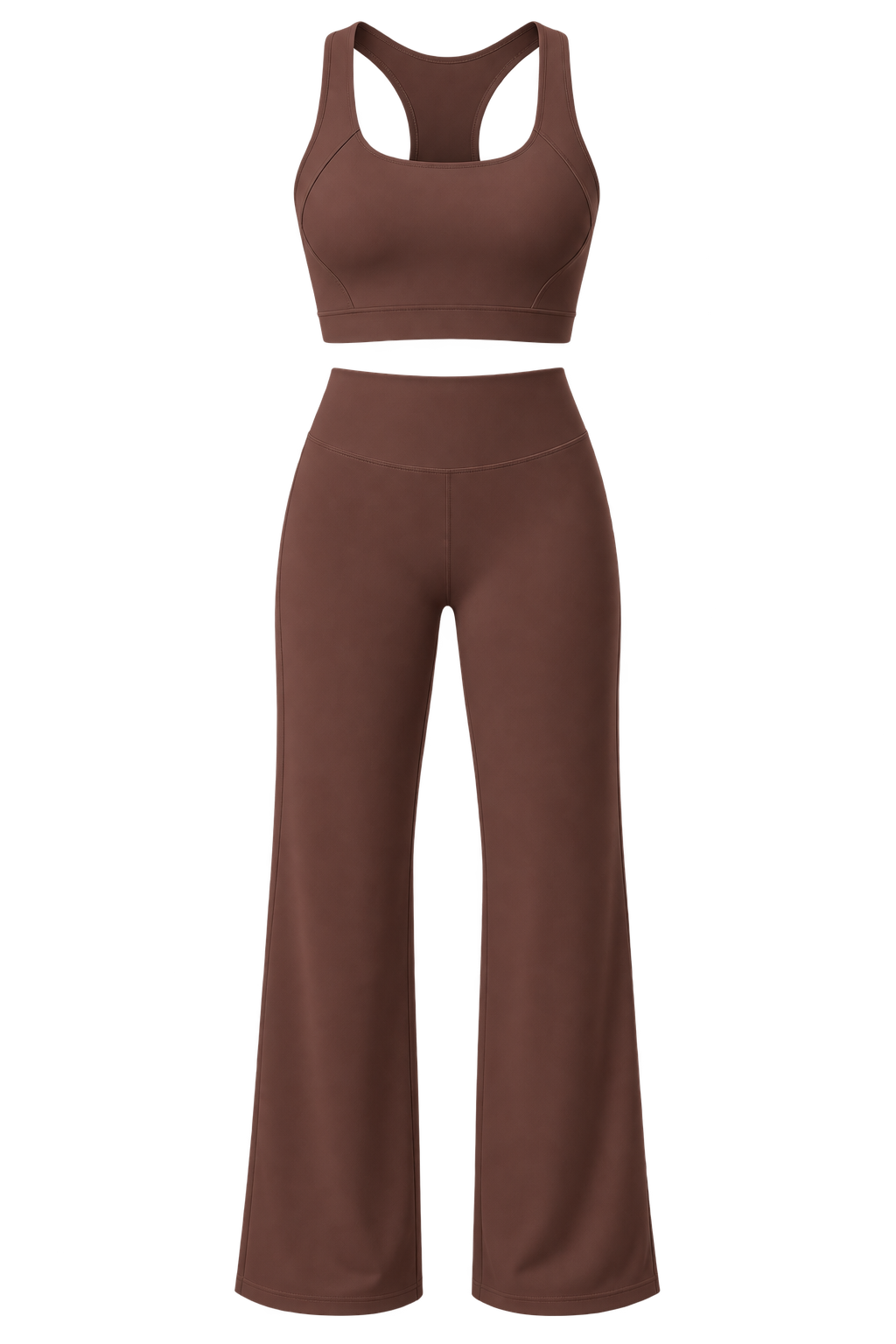 Chestnut Studio Sculpt Cross Strap Bra & Yoga Pants Set