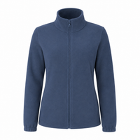 Blue Studio Sculpt High Waist Seamless Yoga Leggings with Long Sleeve Zip Jacket
