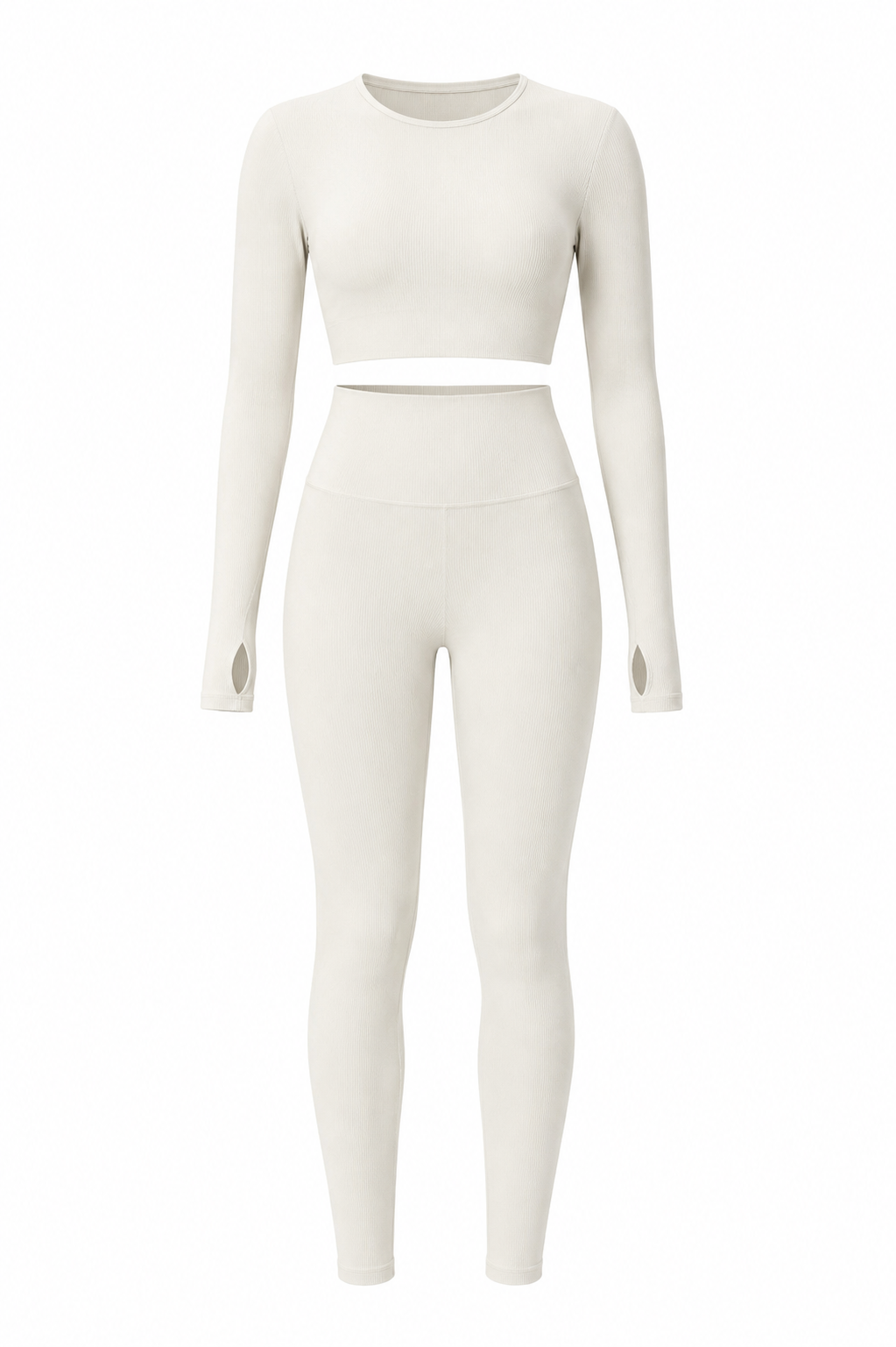 Ivory Studio Sculpt Women’s Exercise Set – Soft & Breathable