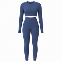 Blue Studio Sculpt Women’s Exercise Set – Soft & Breathable