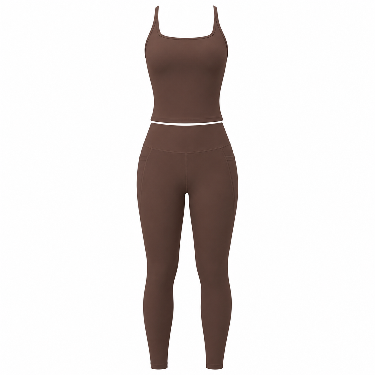Chestnut Studio Sculpt Nude Feel Running & Yoga Set