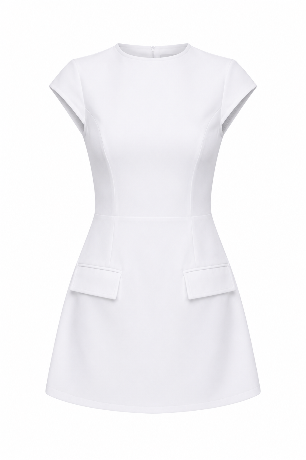 Mock Neck A-Line Tunic Top