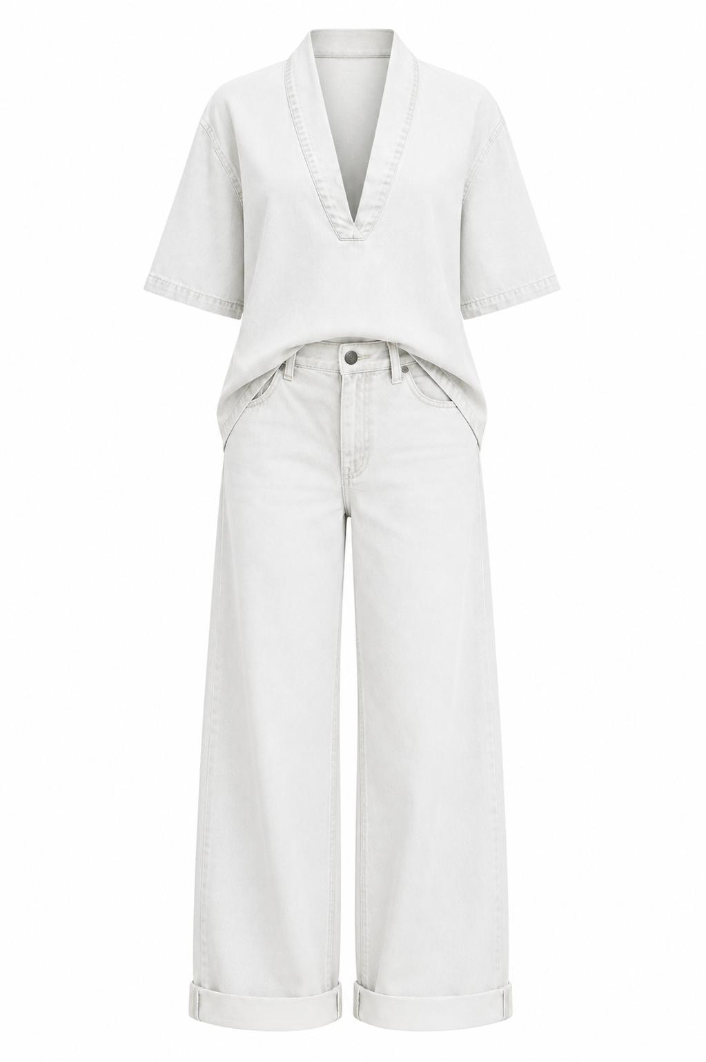 Wide-Leg 2 Piece Matching Set
