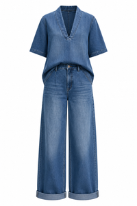 Wide-Leg 2 Piece Matching Set
