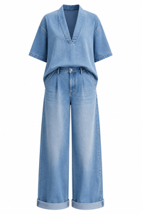 Wide-Leg 2 Piece Matching Set