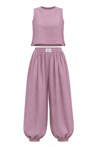 Sleeveless Top Loose Trousers Women's Suit