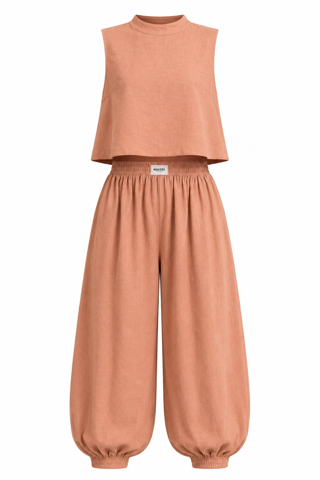 Sleeveless Top Loose Trousers Women's Suit