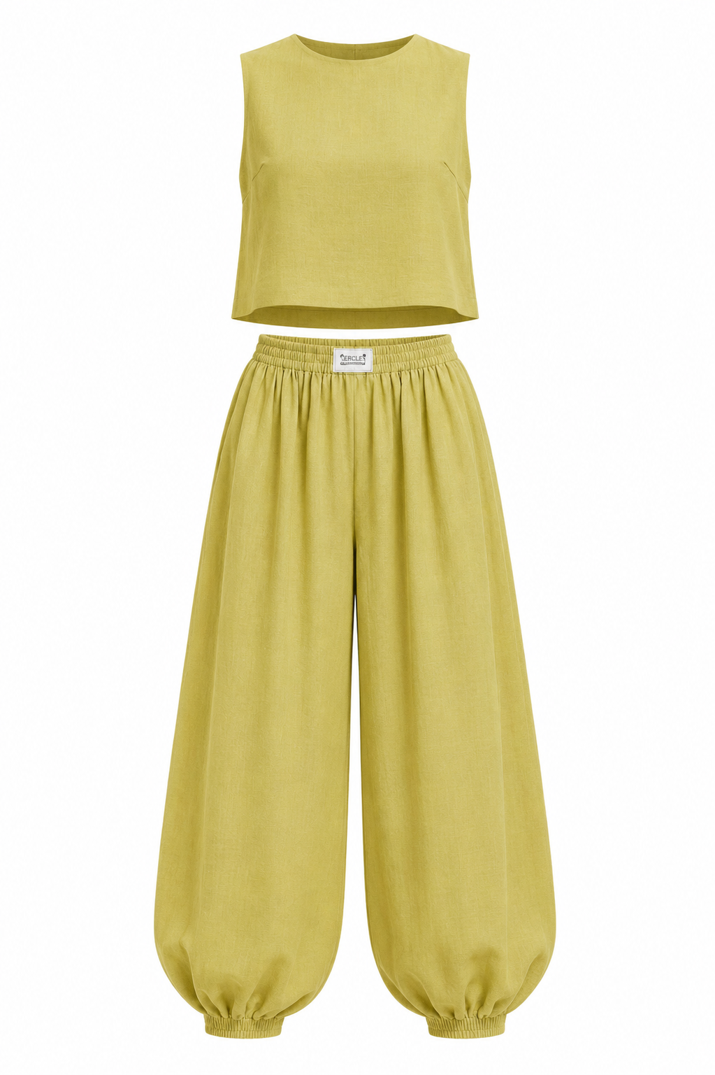 Sleeveless Top Loose Trousers Women's Suit