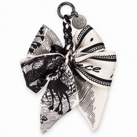 Noir Sketch Scarf Charm
