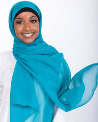 Taupe Aire Chiffon Hijab | Lightweight & Elegant Draped Scarf - Modestly Vogue 