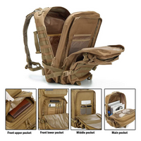 Tactical 45L MOLLE Rucksack Backpack – Military Outdoor Pack
