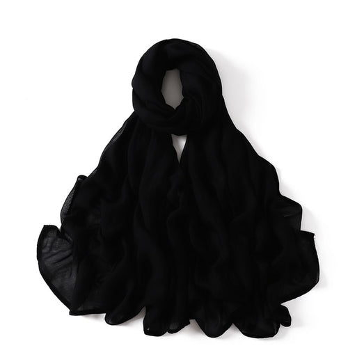 Muslim Hijab Scarf for Women – Lightweight Plain Shawl - Modestly Vogue 