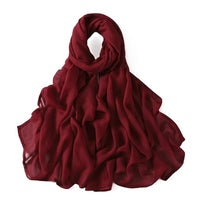 Muslim Hijab Scarf for Women – Lightweight Plain Shawl - Modestly Vogue 