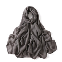 Muslim Hijab Scarf for Women – Lightweight Plain Shawl - Modestly Vogue 