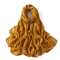Muslim Hijab Scarf for Women – Lightweight Plain Shawl - Modestly Vogue 