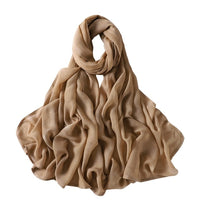 Muslim Hijab Scarf for Women – Lightweight Plain Shawl - Modestly Vogue 