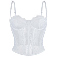 Women’s Lace Camisole with Built-In Bra and Pads