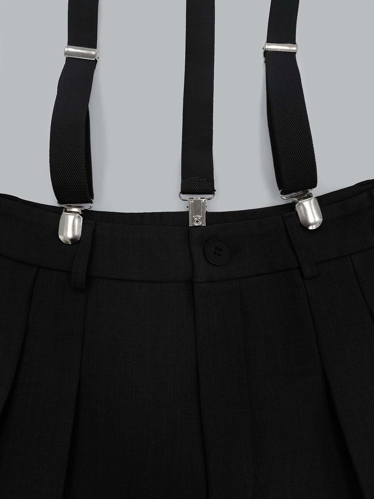 Suspender Trousers Women Adjustable Detachable Shoulder Strap Pocket Daily Workplace Casual Trousers - Modestly Vogue 