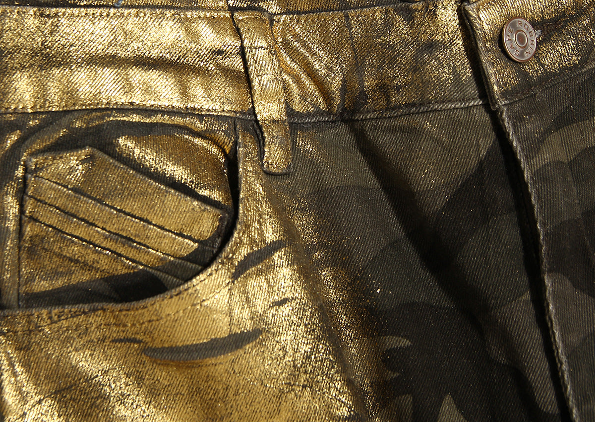 Women’s Retro Camouflage Cargo Pants – Loose Straight Fit