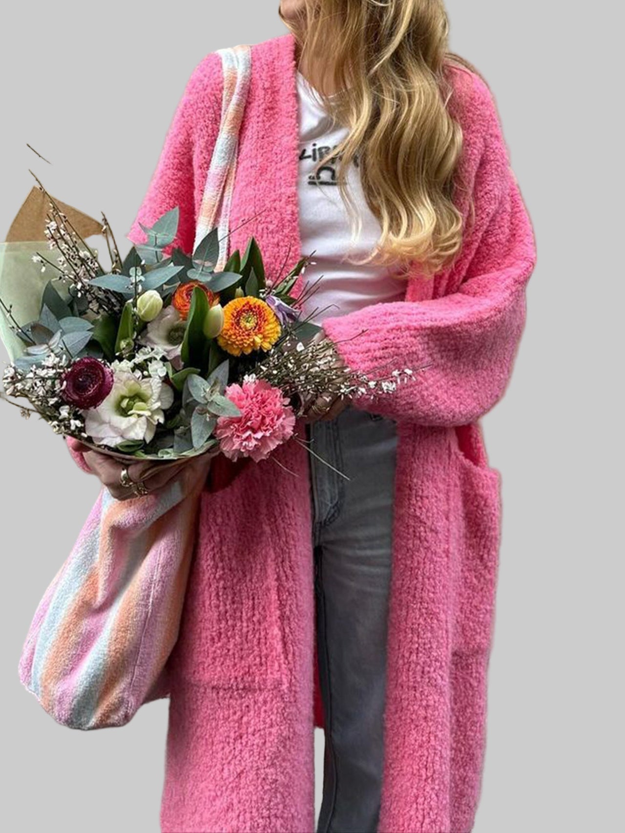 Elegant Long Sleeve TCardigan Sweaters Women Clothing Autumn Winter