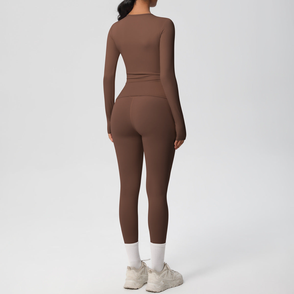 Quick Dry Skin-Friendly Yoga Set for Women – Long Sleeve & Fitness Pants