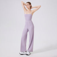 Nude-Feel Halter Yoga One-Piece | Autumn/Winter Activewear - Modestly Vogue 