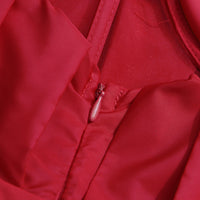 Deep Vest Summer Non Specification Ruffled Tube Top Cinched Waist Evening Top - Modestly Vogue 