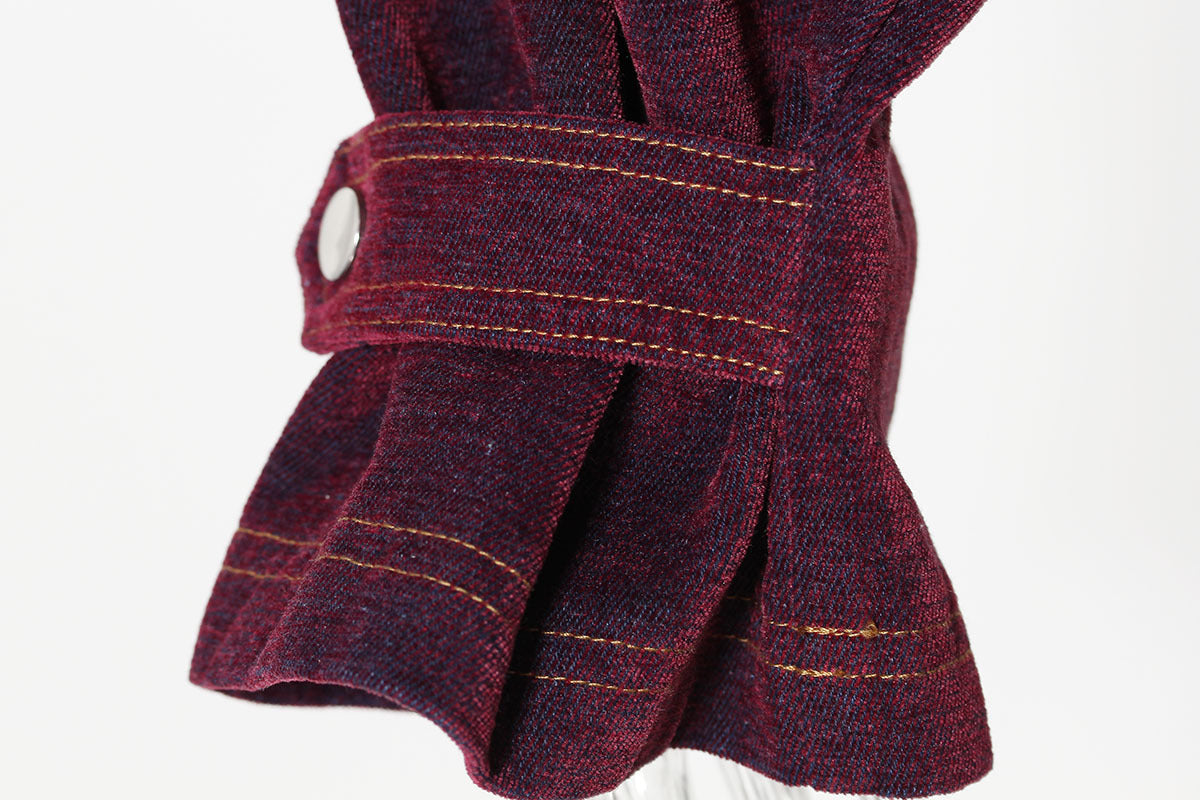 Women’s Asymmetric Retro Short Denim Jacket – Spring Autumn