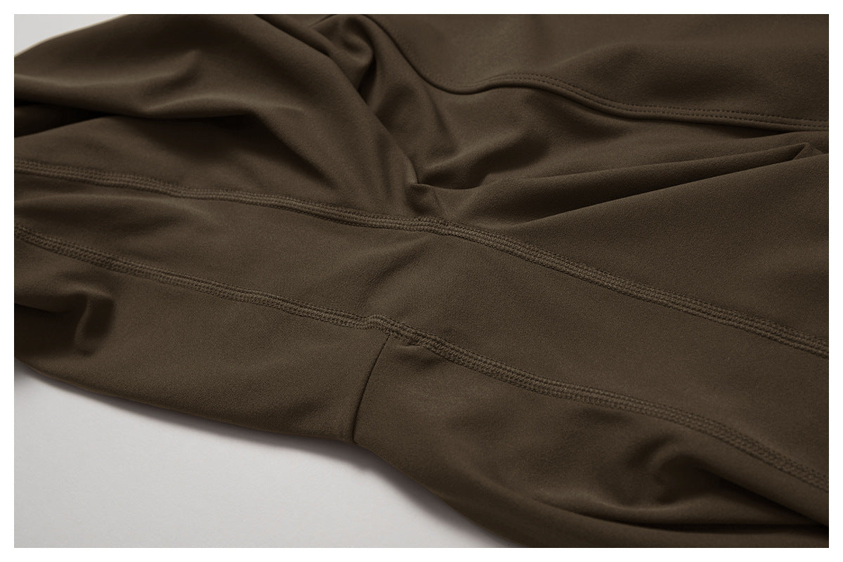 Nude Feel High Waist Yoga Pants – Hip Lifting, Bell Bottom Bootcut