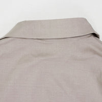 Office Casual Large Collared Pleated Sleeves Work Pant Two Piece Sets - Modestly Vogue 