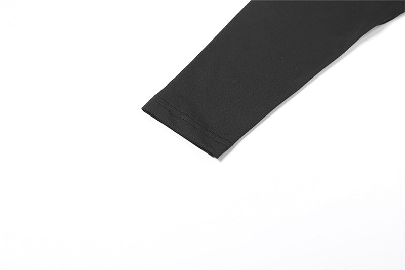 Fall Women’s Round Neck Long Sleeve Sheath Ribbon Dress