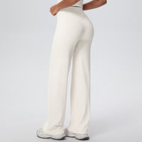 Yoga Pants Thin Skin Friendly High Waist Straight Pants Loose Thin Yoga Wear Sports Outdoor Workout Clothes