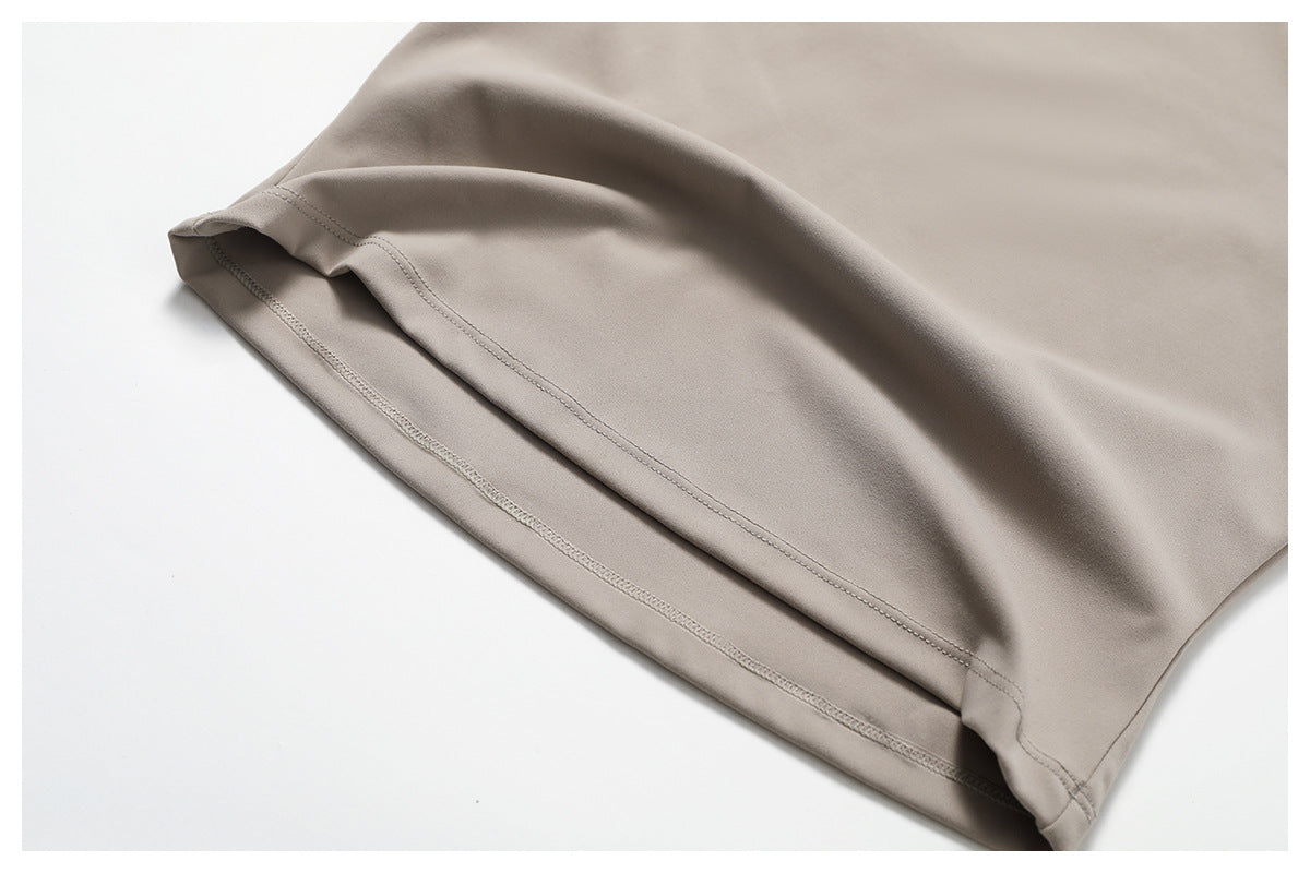 Brushed Yoga Top for Women – Tight Fit, Short Sleeve Running Shirt