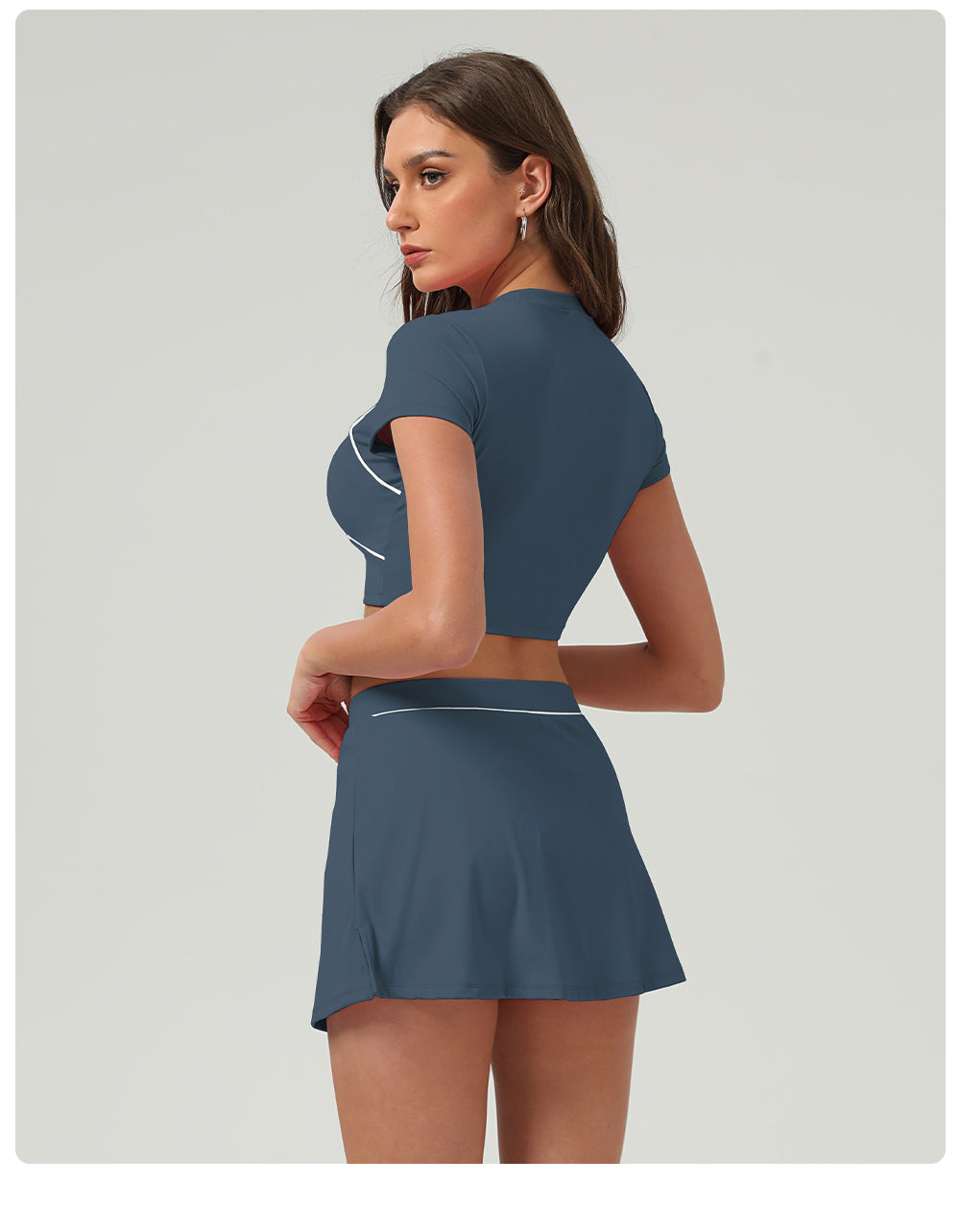 Quick-Drying Short Sleeve Workout Top – Women's Running & Yoga T-Shirt